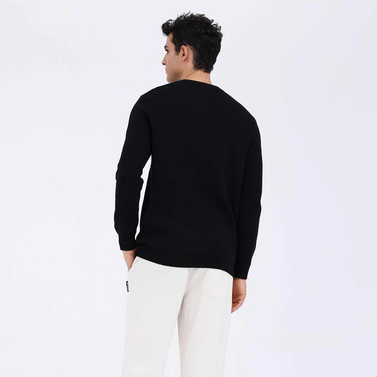 Badge Casual Sweater For Men