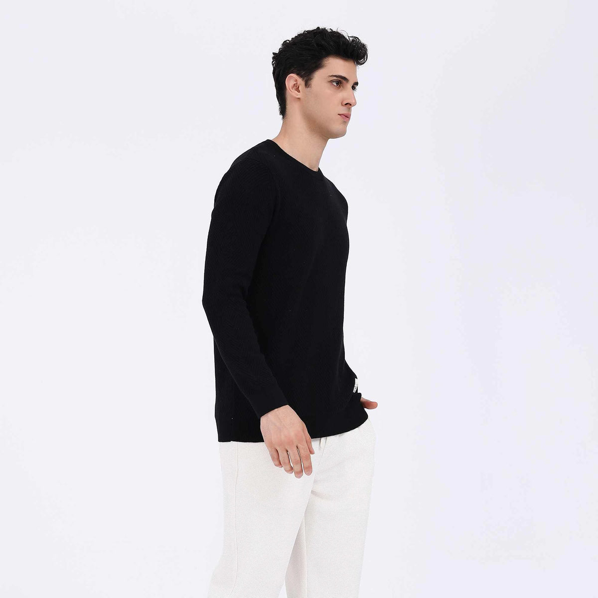 Badge Casual Sweater For Men