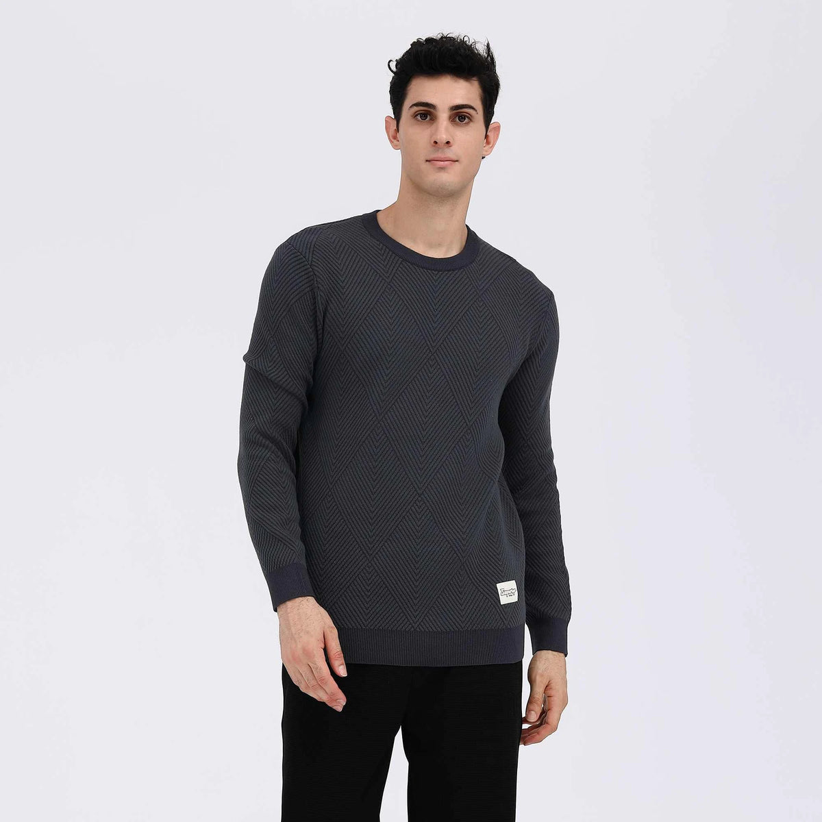 Badge Casual Sweater For Men