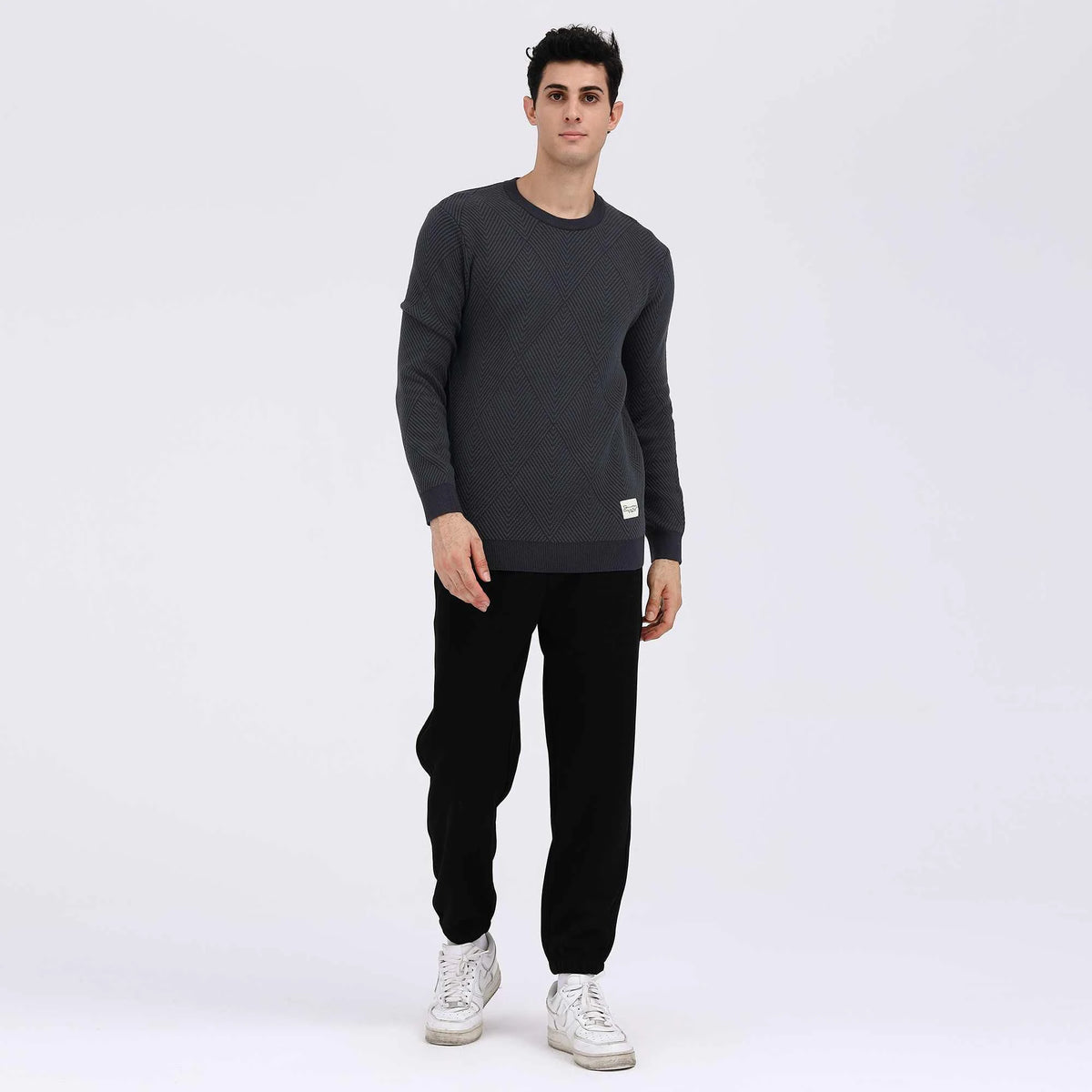 Badge Casual Sweater For Men