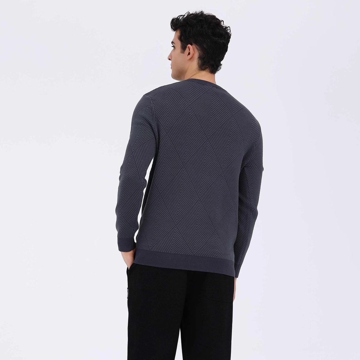 Badge Casual Sweater For Men