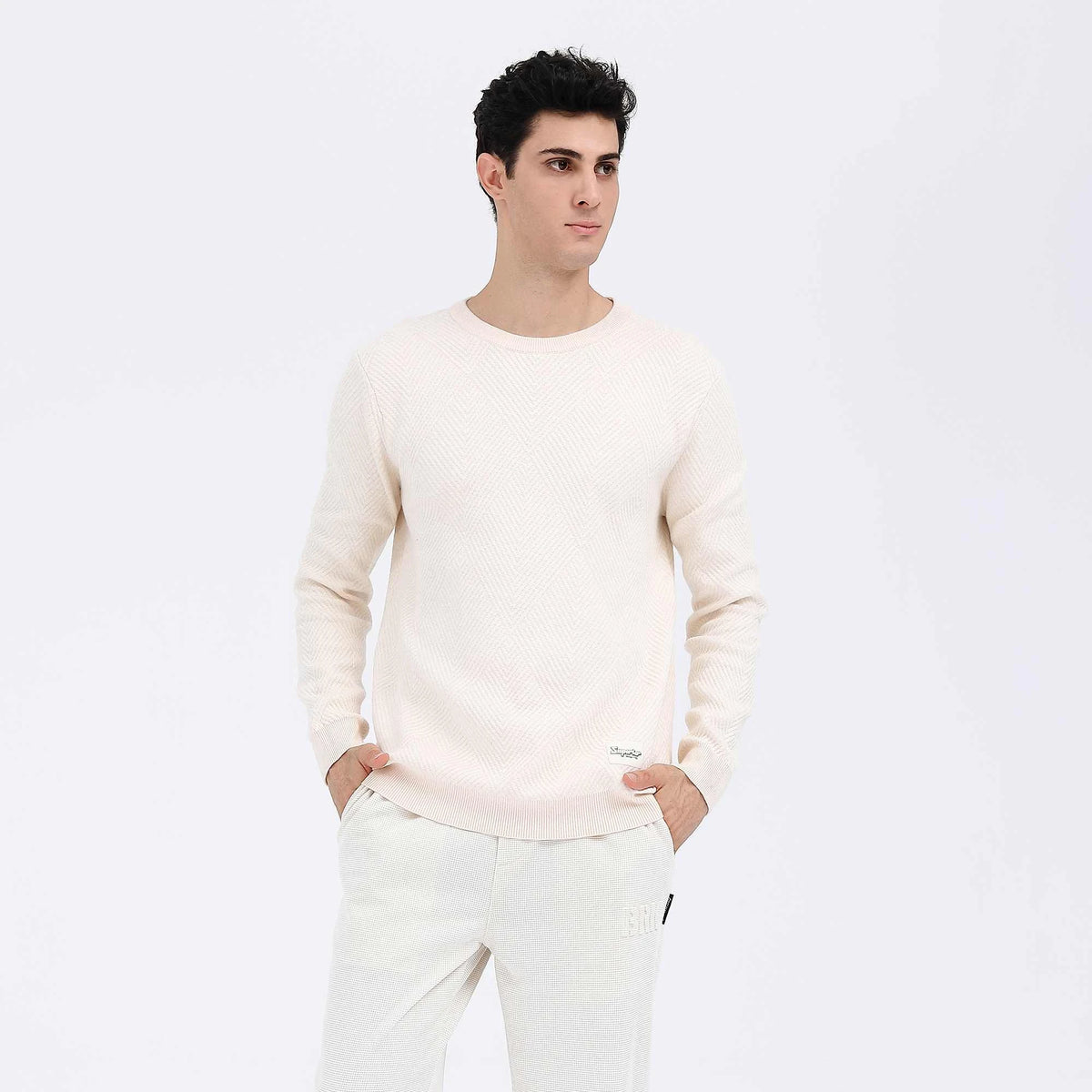 Badge Casual Sweater For Men