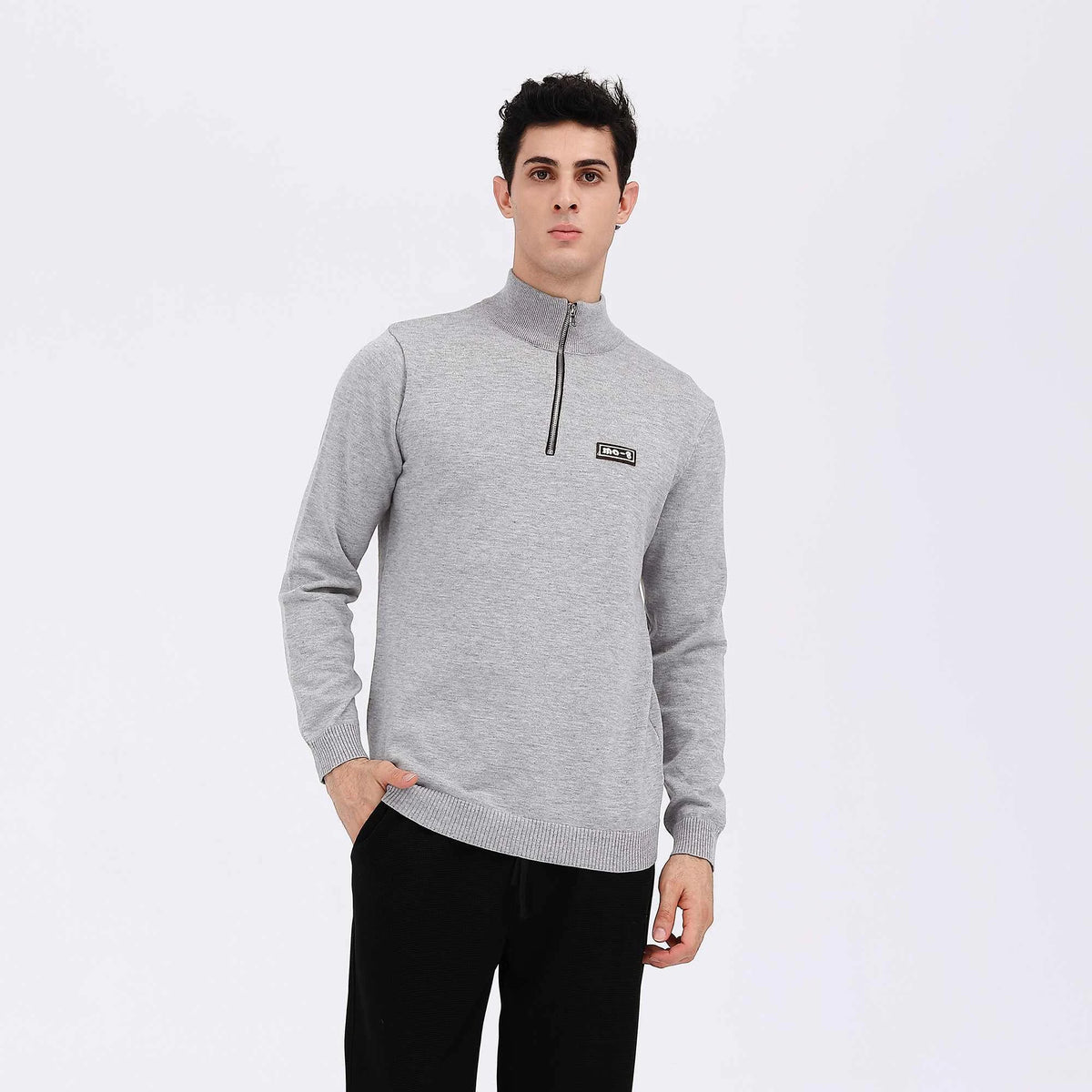 Badge Casual Sweater For Men