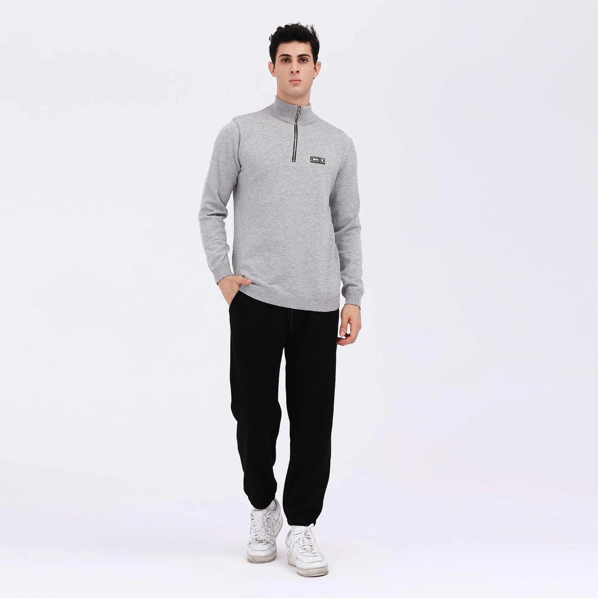 Badge Casual Sweater For Men