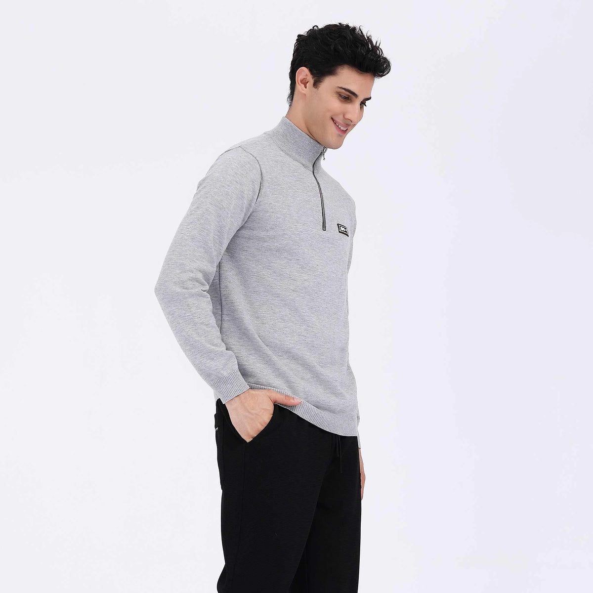 Badge Casual Sweater For Men