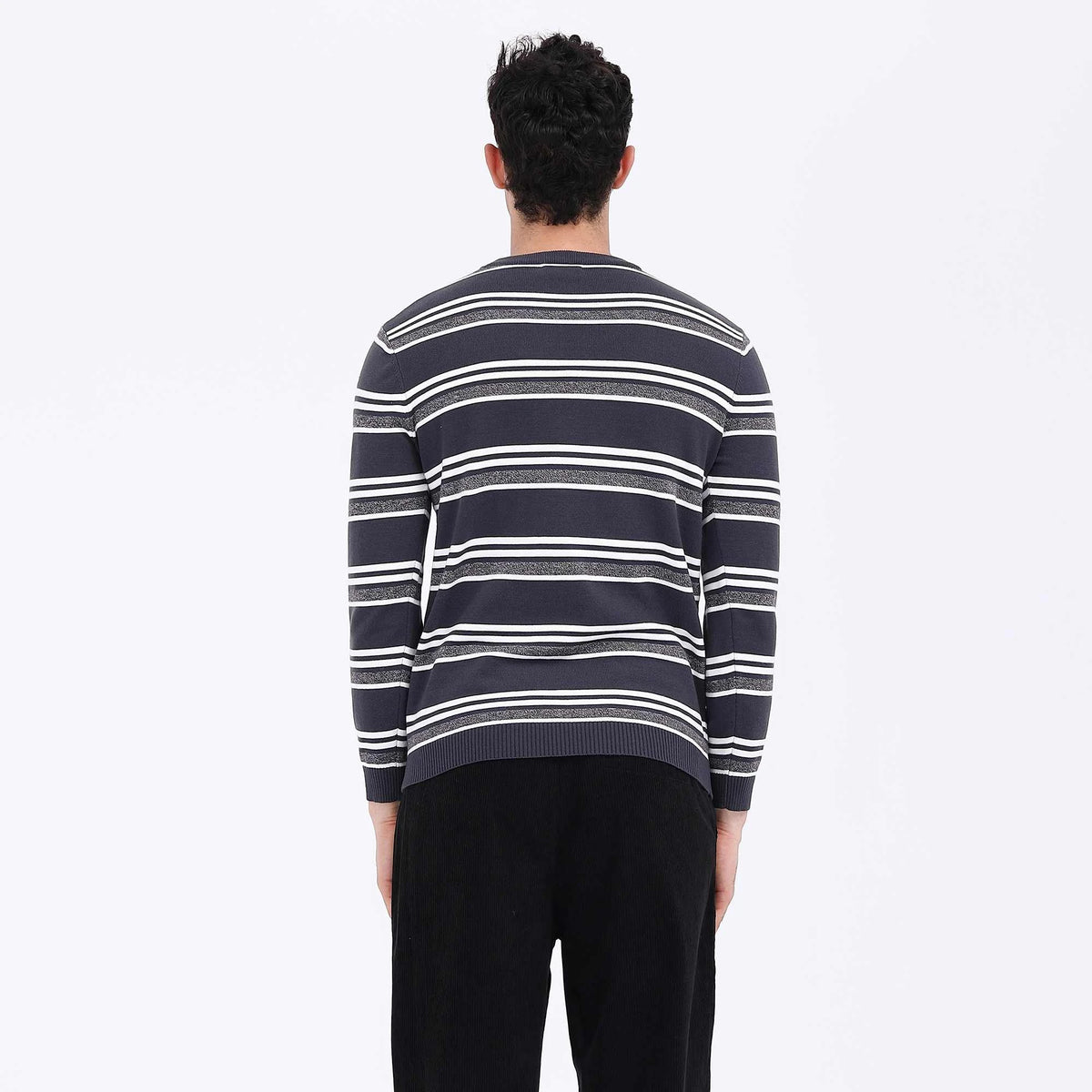 Striped Casual Sweater For Men