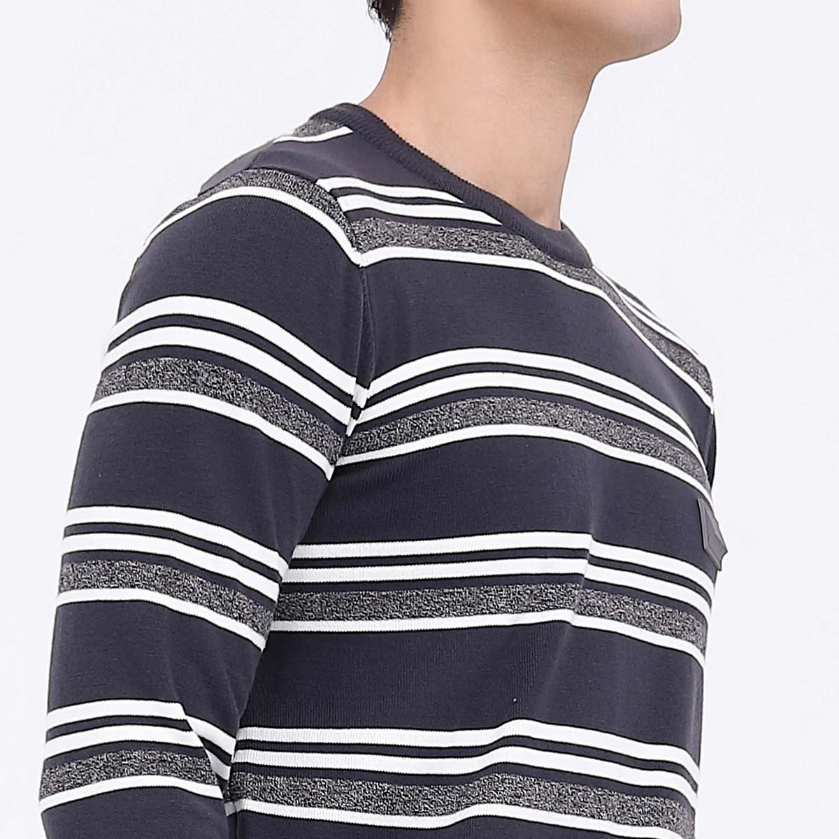 Striped Casual Sweater For Men