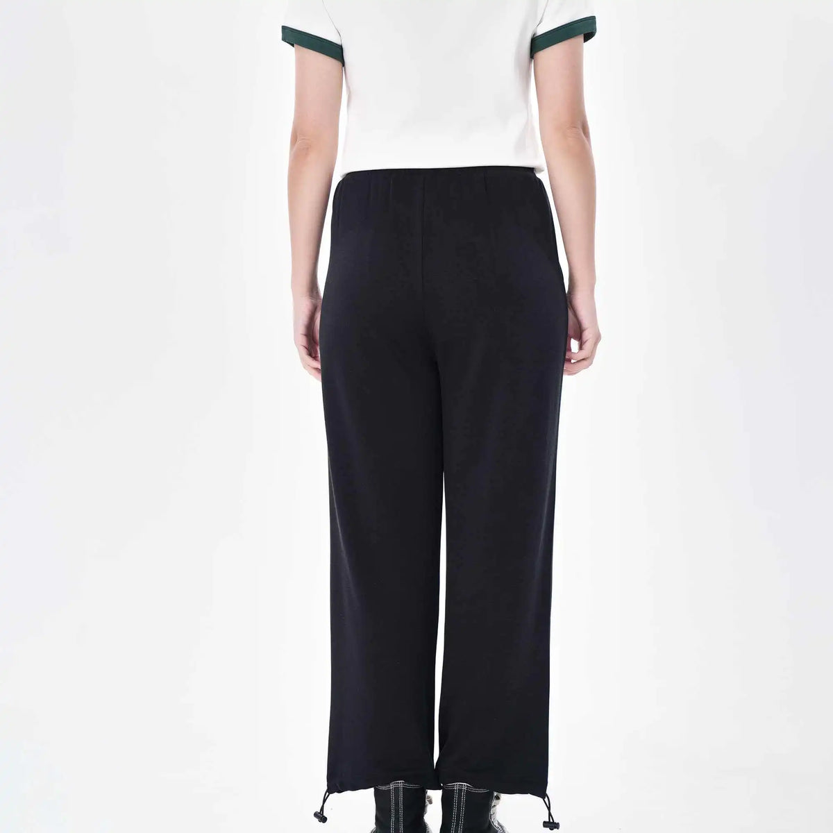 ankle tied casual pants for women image