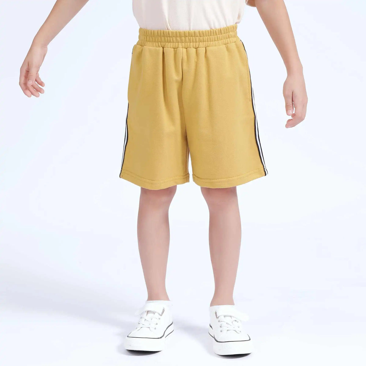 Baggy Casual Shorts For Boys 100 | 3Y Yellow Image