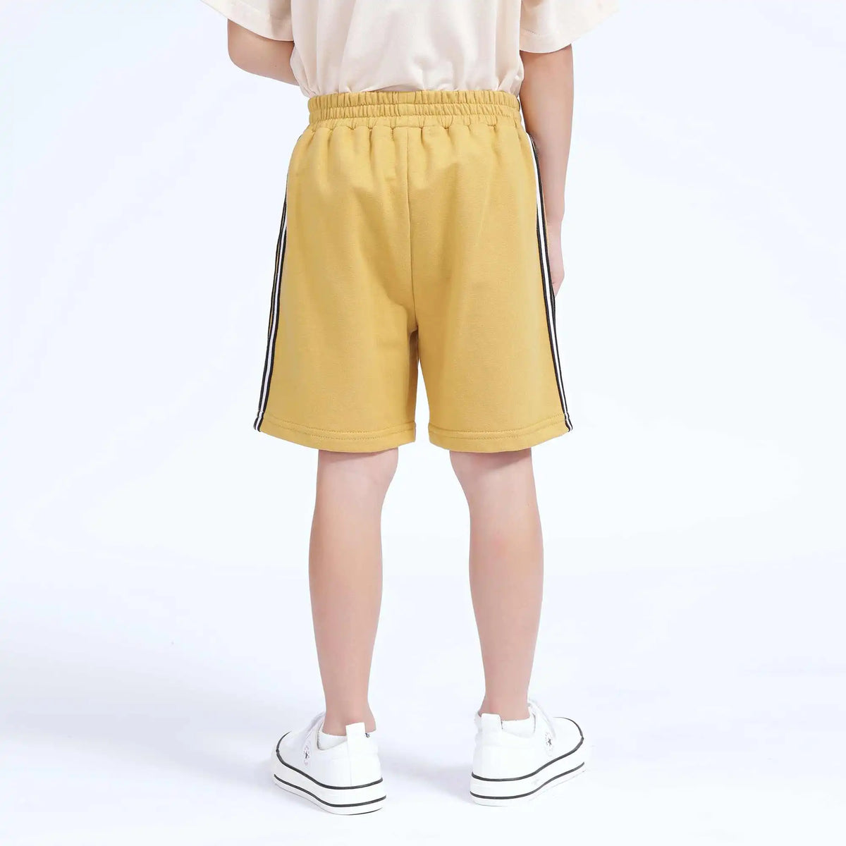 Baggy Casual Shorts For Boys 110 | 4-5Y Yellow Image