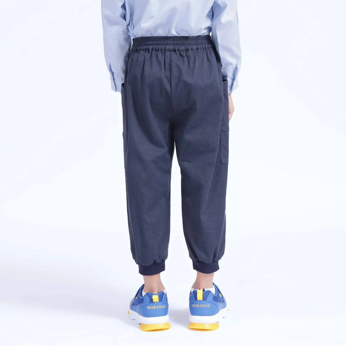 Ankle-Tied Casual Pants For Boys 110 | 4-5Y Navy Image