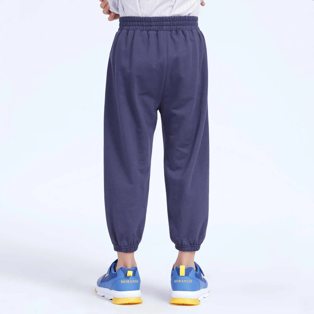 Ankle-Tied Casual Pants For Boys 110 | 4-5Y Navy Image