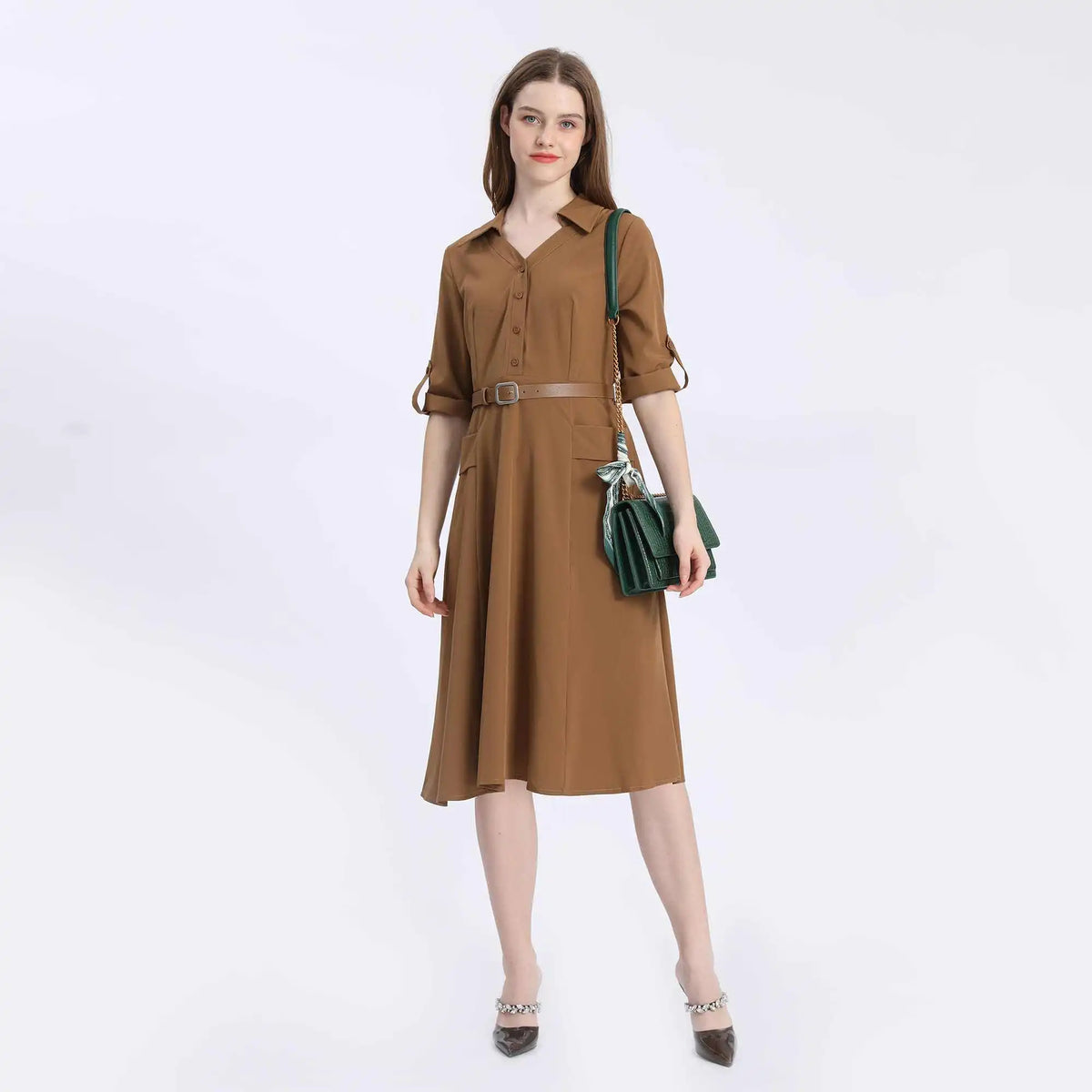 Plain Fashion Dress For Women