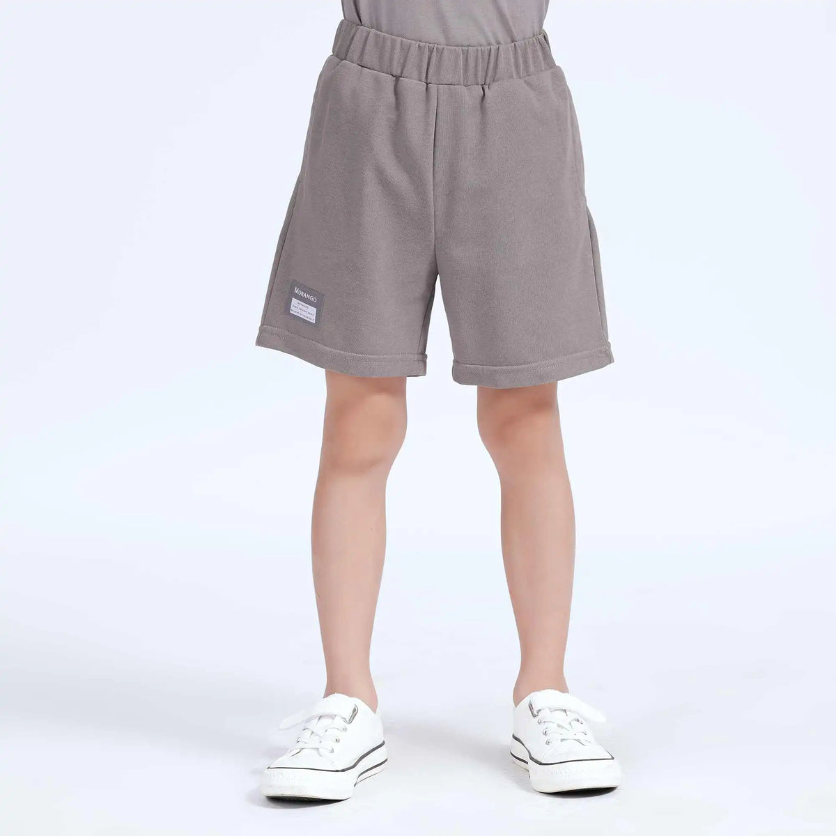 Baggy Basic Shorts For Boys 100 | 3Y Gray Image