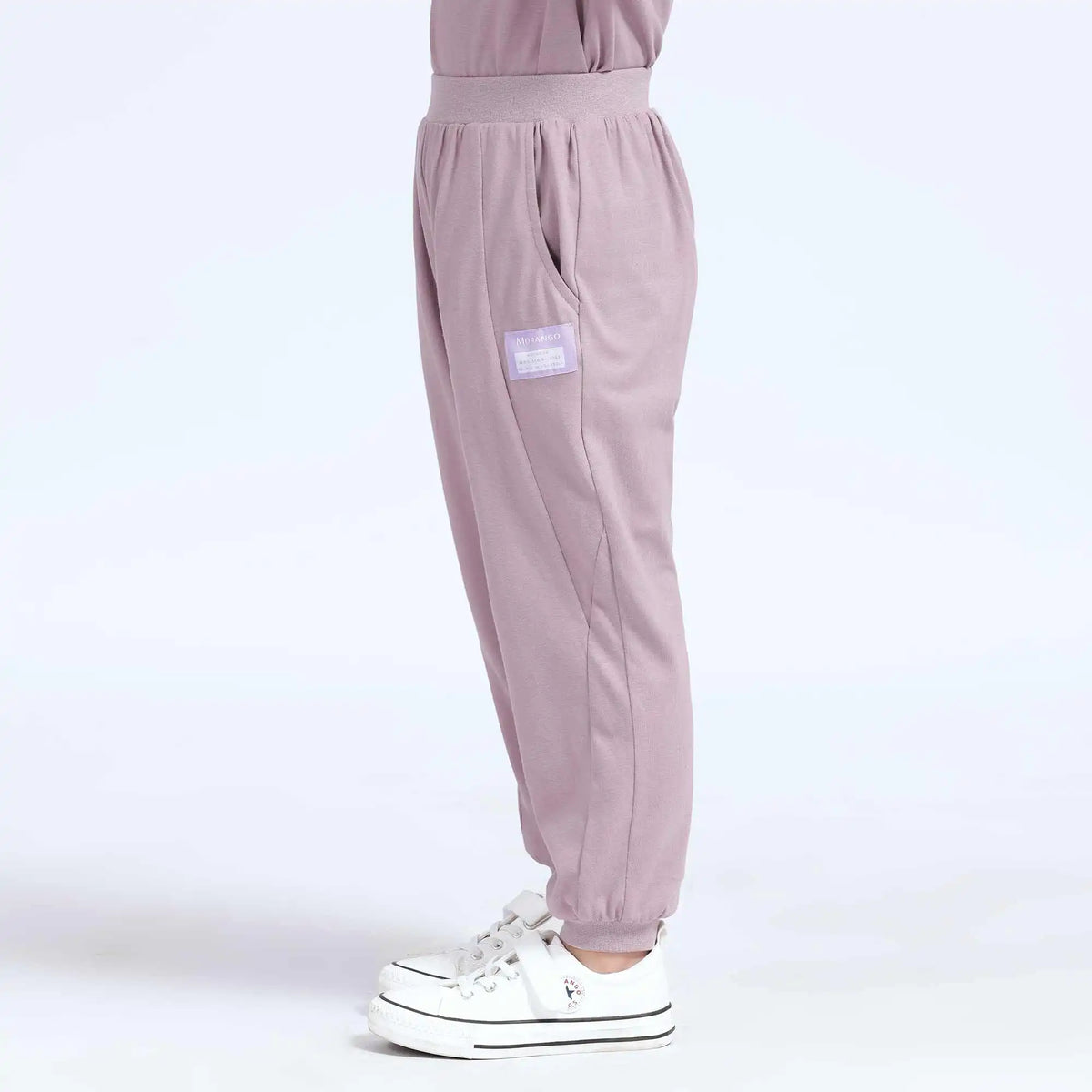 Ankle-Tied Basic Pants For Girls 120 | 5-6Y Pink 120 | 5-6Y,69,50,50.8,83 Image