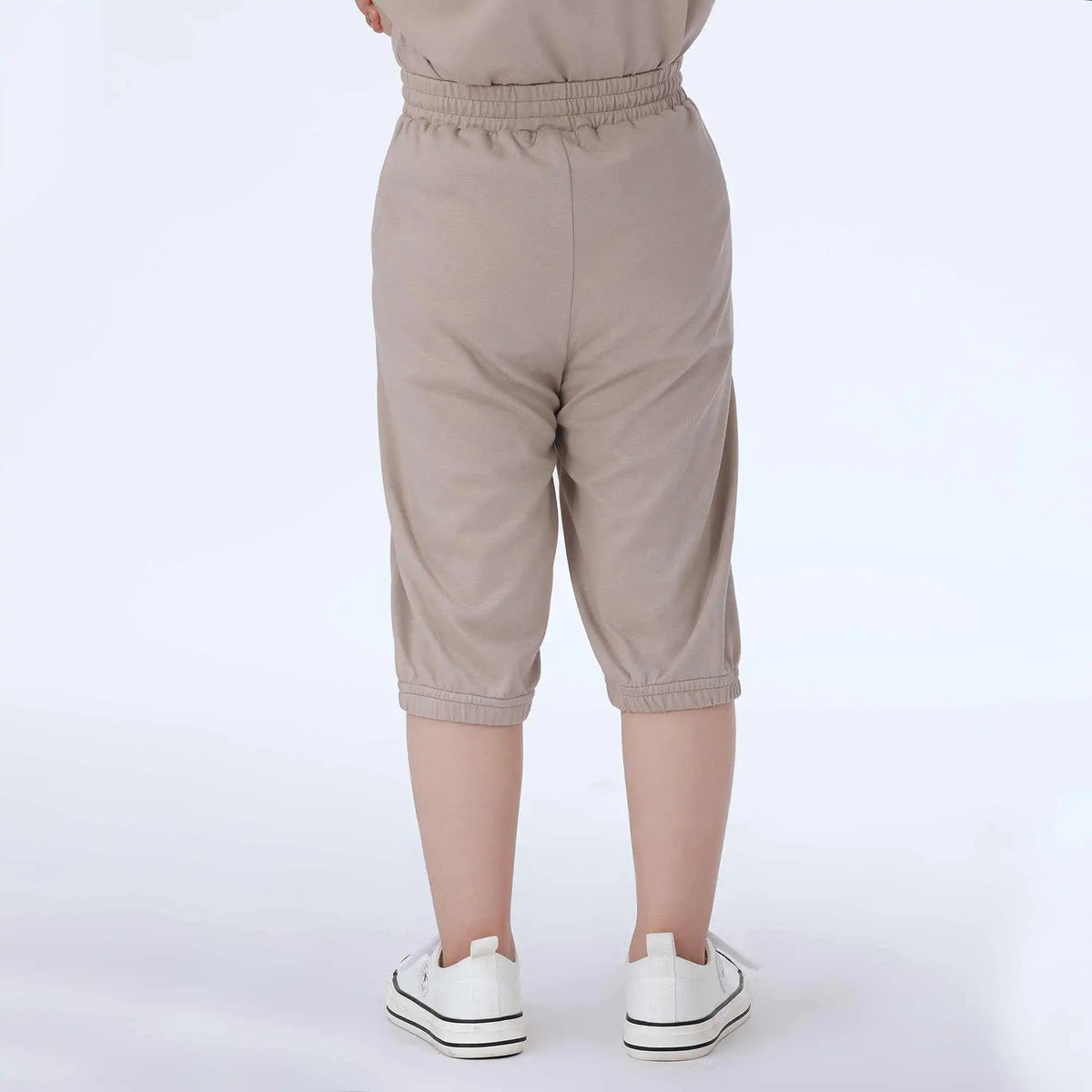 Ankle-Tied Basic Pants For Girls 110 | 4-5Y Beige 110 | 4-5Y,45,48,44,71 Image