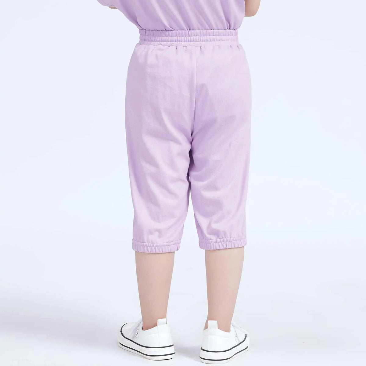 Ankle-Tied Basic Pants For Girls 150 | 10-11Y Beige 150 | 10-11Y,61,56,53.2,87 Image