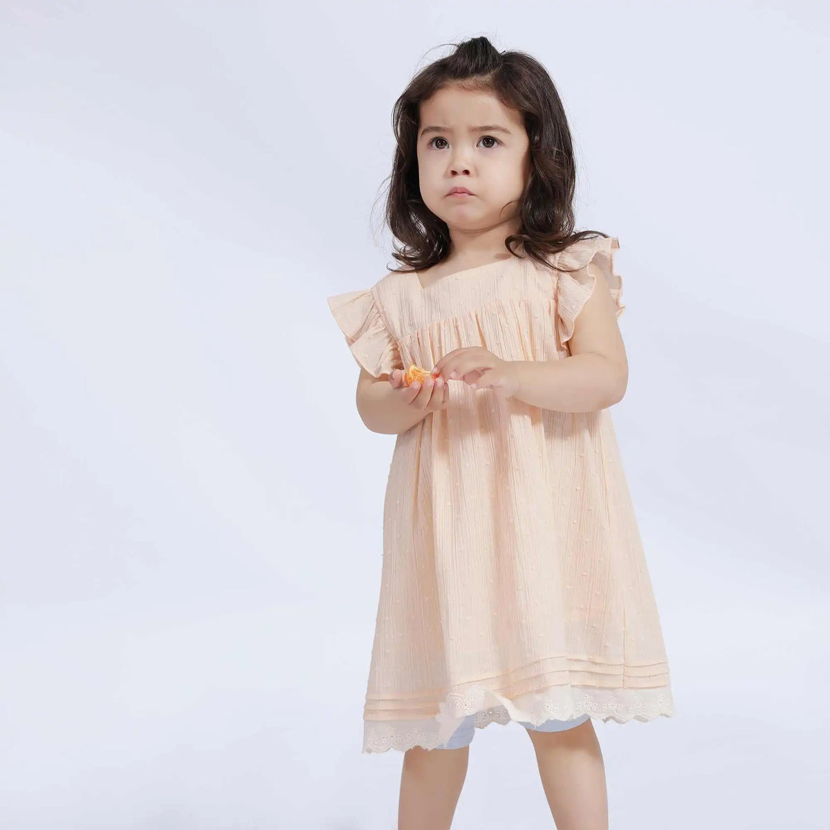 Jacquard Casual Dress For Baby Girl