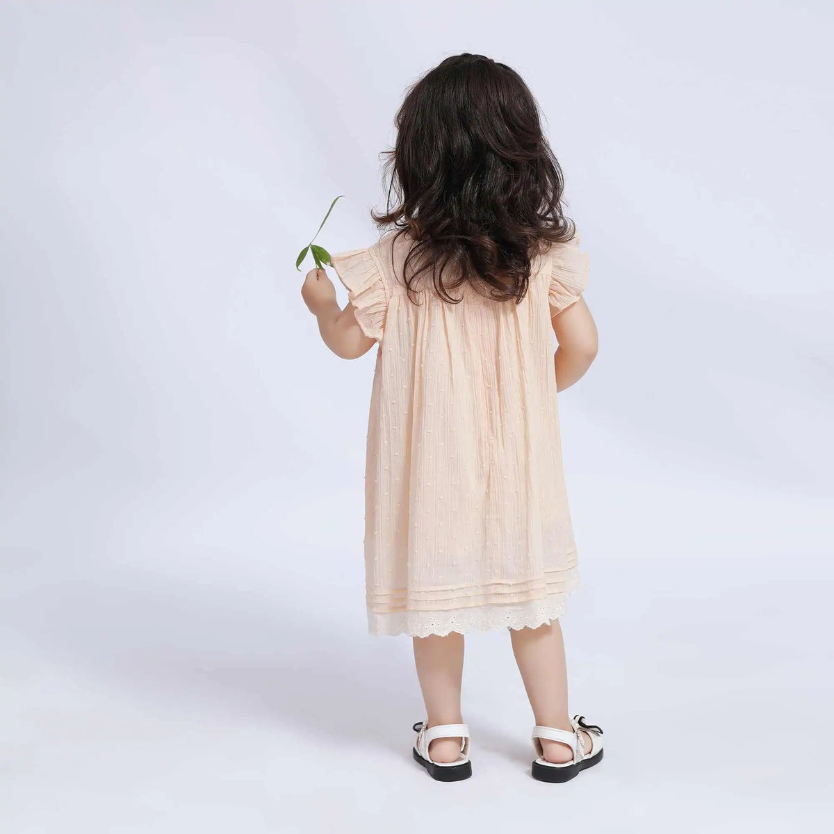 Jacquard Casual Dress For Baby Girl