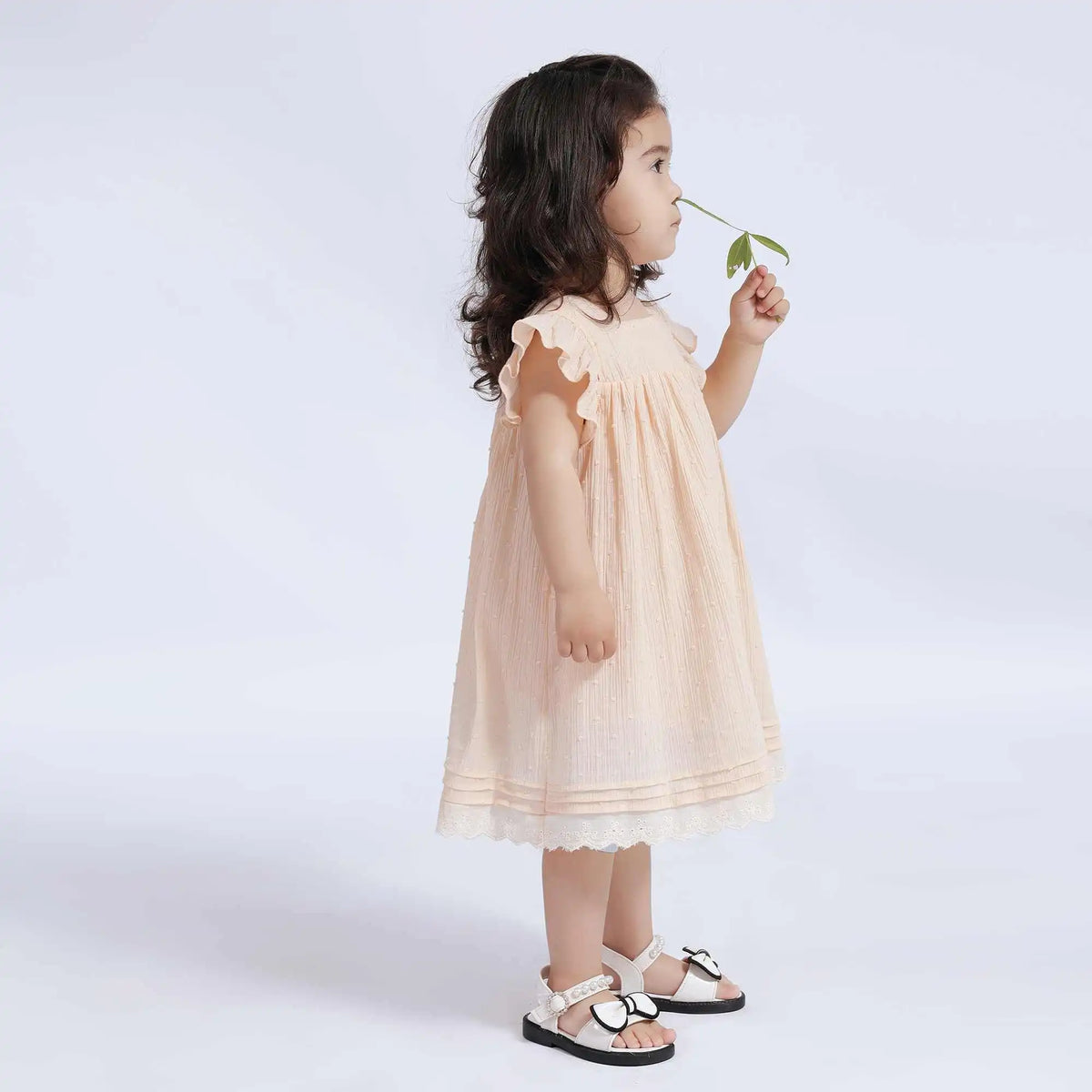 Jacquard Casual Dress For Baby Girl