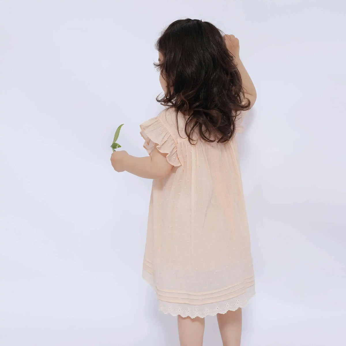 Jacquard Casual Dress For Baby Girl