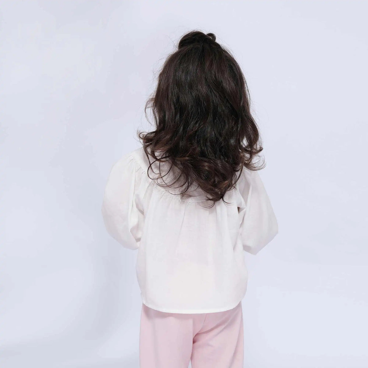 Plain Casual Shirt For Baby Girl 80 | 12-18M Off White 80 | 12-18M,35,60,37, Image