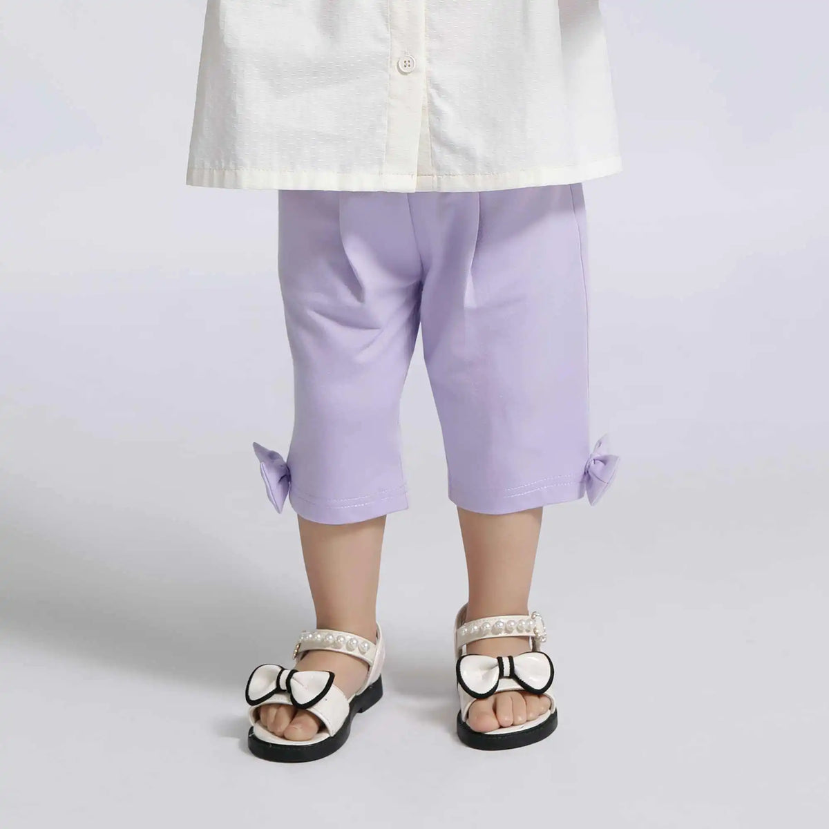 Baggy Casual Pants For Baby Girl 66 | 6-9M Purple 66 | 6-9M,29,40,35.3,54 Image