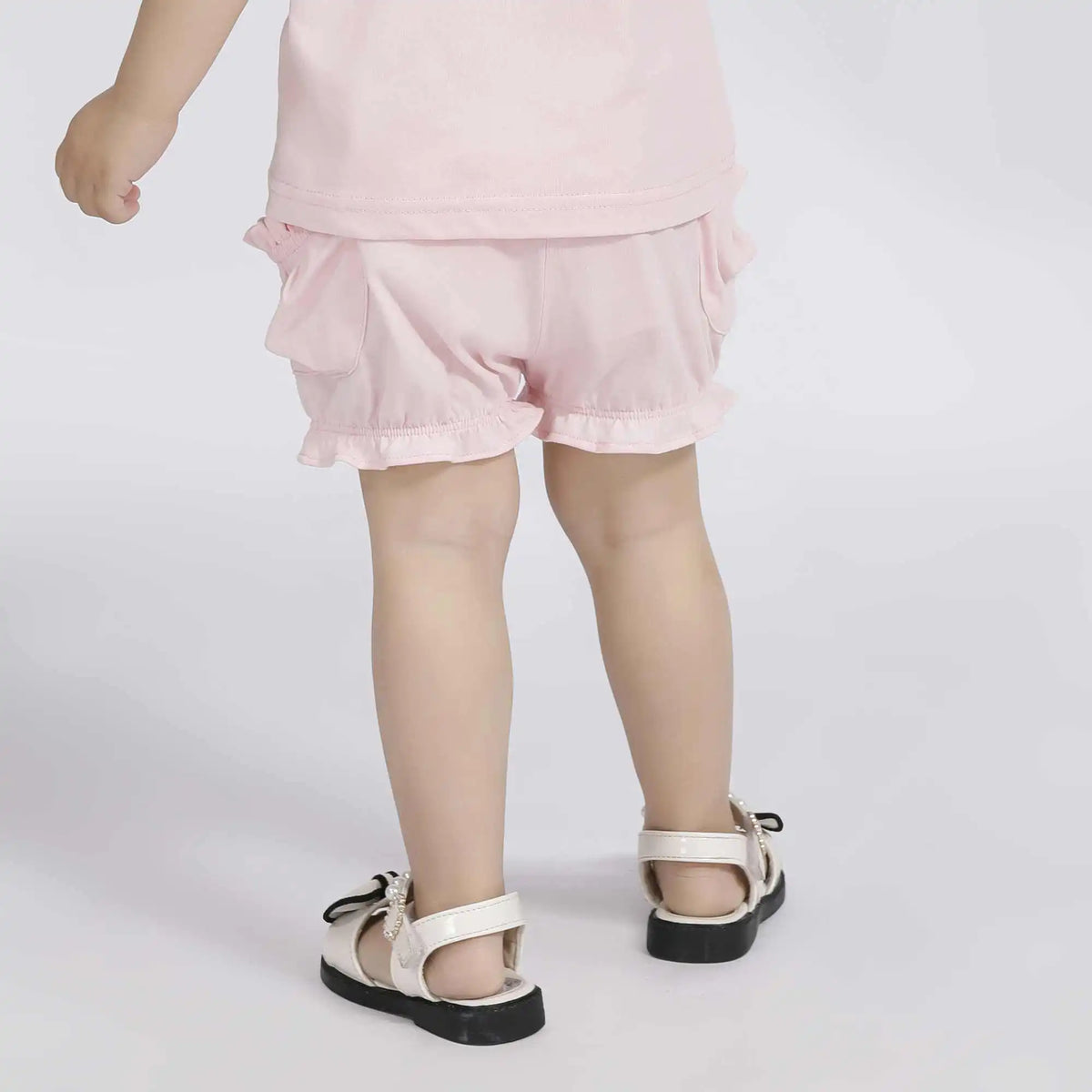 Ankle-Tied Sport Shorts For Baby Girl 73 | 9-12M Pink 73 | 9-12M,23,41,36.75,63 Image