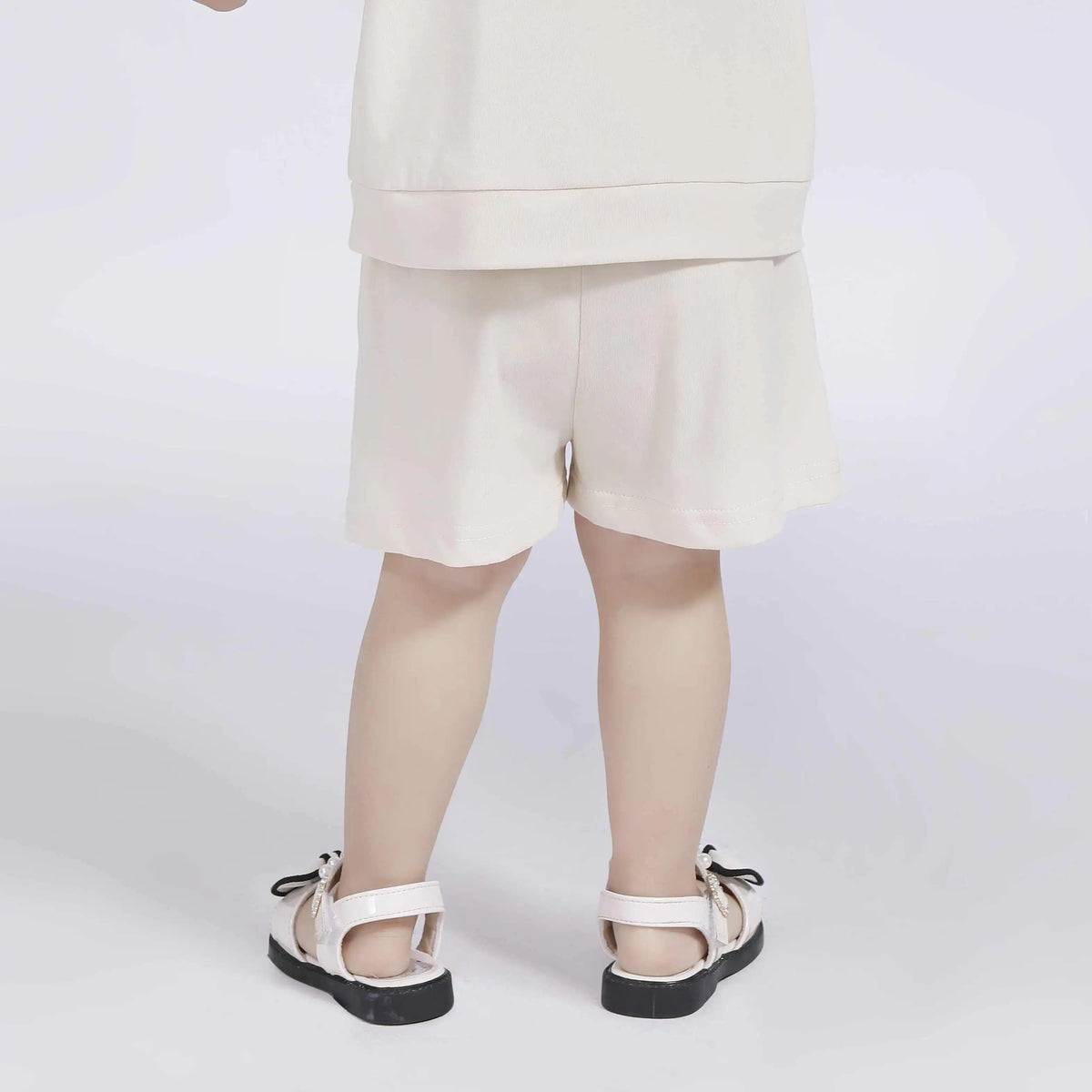 Baggy Sport Shorts For Baby Girl 73 | 9-12M Khaki 73 | 9-12M,22,41,37.8,63 Image