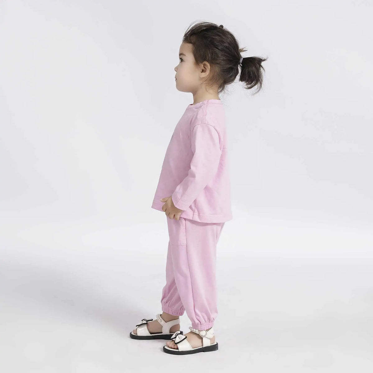 Ankle-Tied Sport Pants For Baby Girl 90 | 24M Pink 90 | 24M,51,44,40.5,67 Image