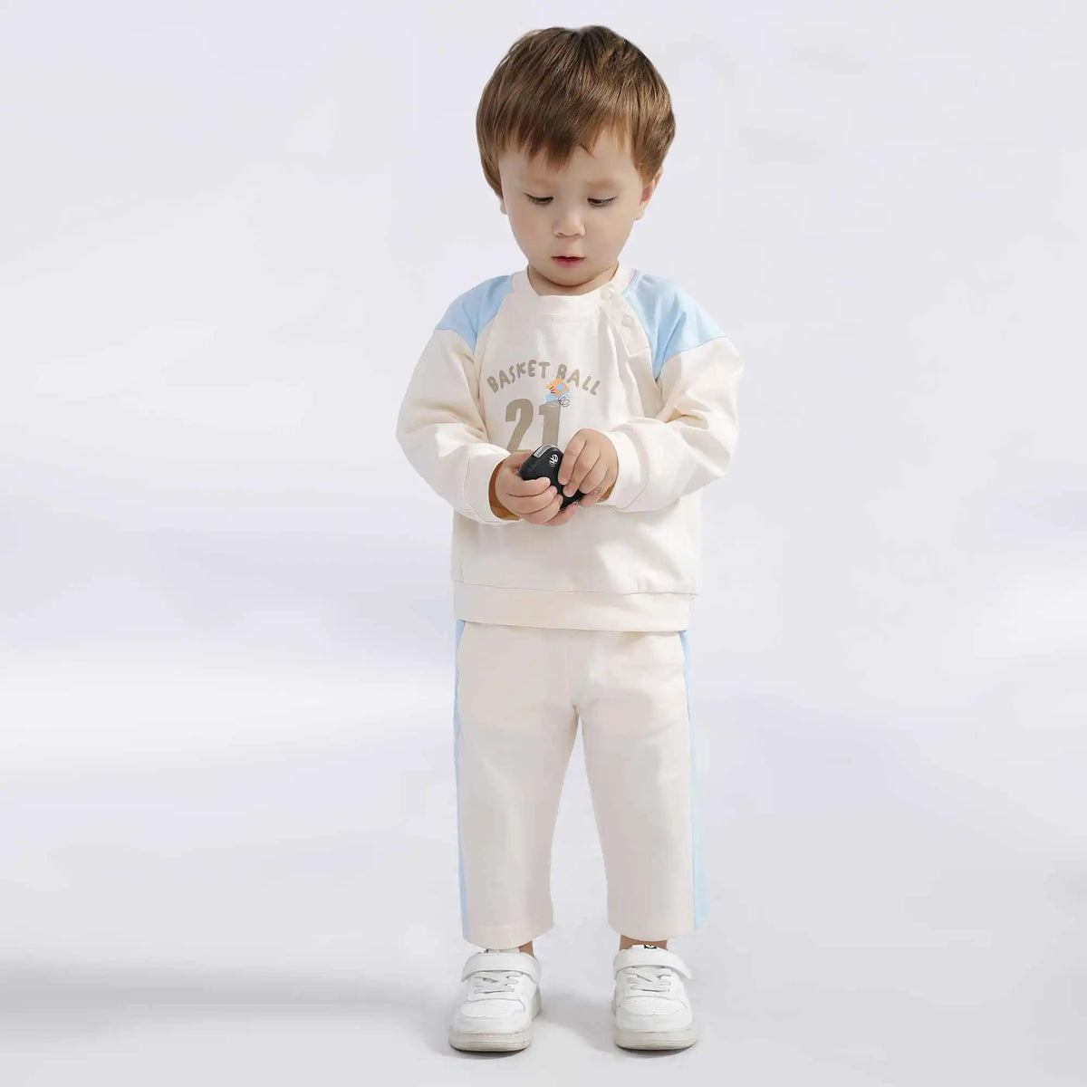 baggy sport pants for baby boy image