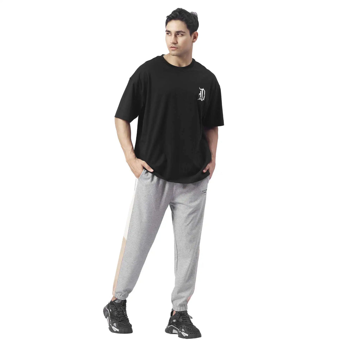 ankle tied causal pants for men image