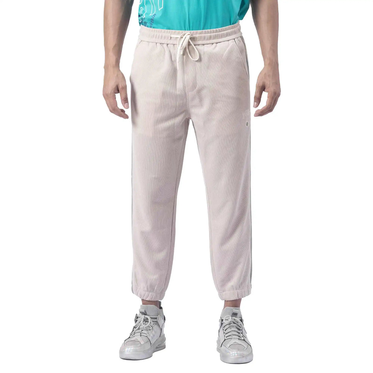 Ankle-Tied Causal Pants For Men 29 Black 29,95,72.5,63.75,103.5 Image