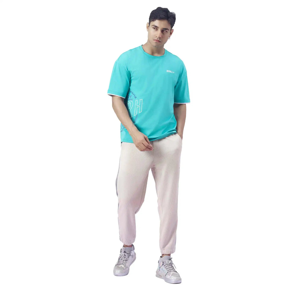 Ankle-Tied Causal Pants For Men 33 Black 33,97,82.5,68.75,113.5 Image