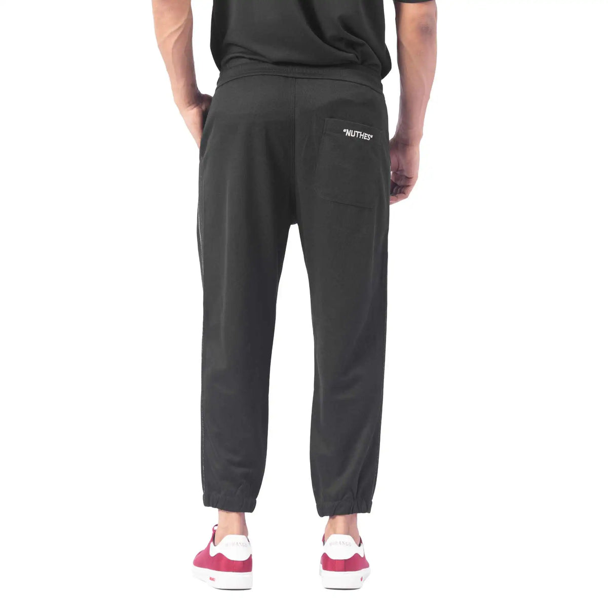 Ankle-Tied Causal Pants For Men 30 Black 30,96,75,65,106 Image