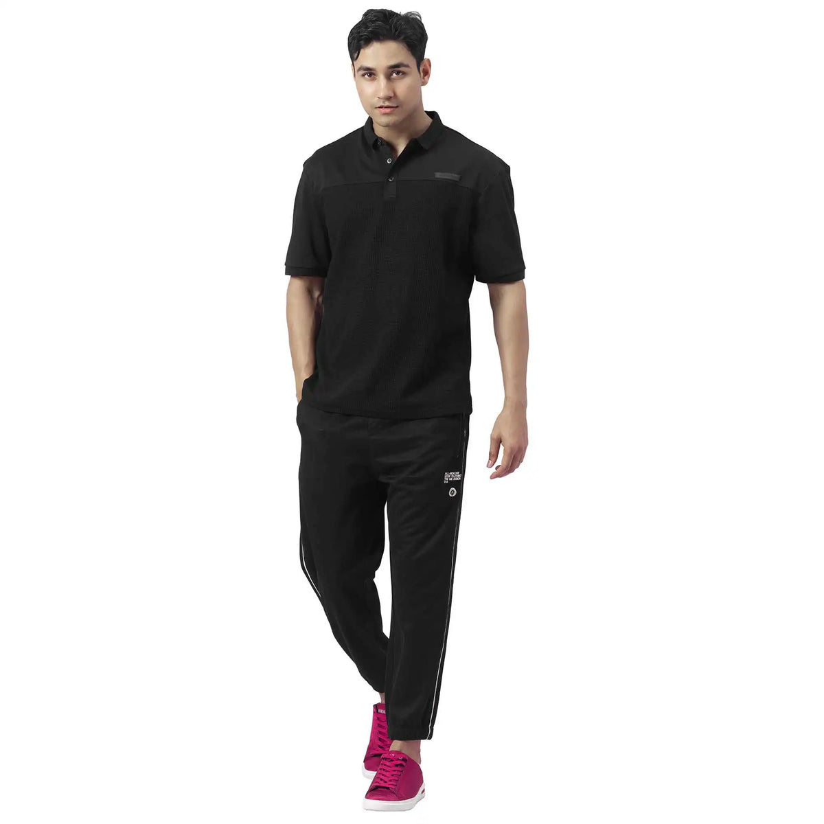 Ankle-Tied Causal Pants For Men 32 Black 32,97,80,67.5,111 Image