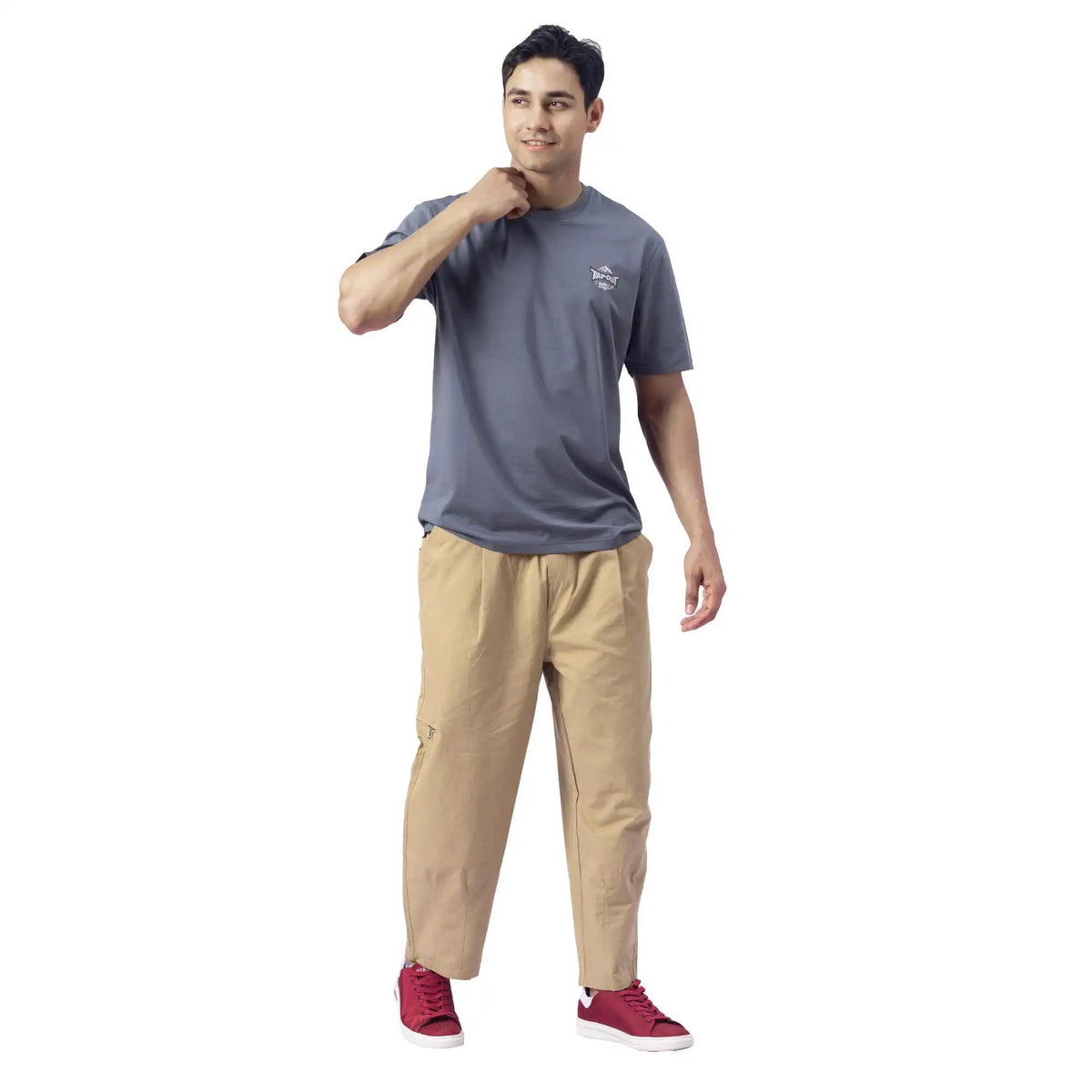 Straight-Leg Causal Pants For Men