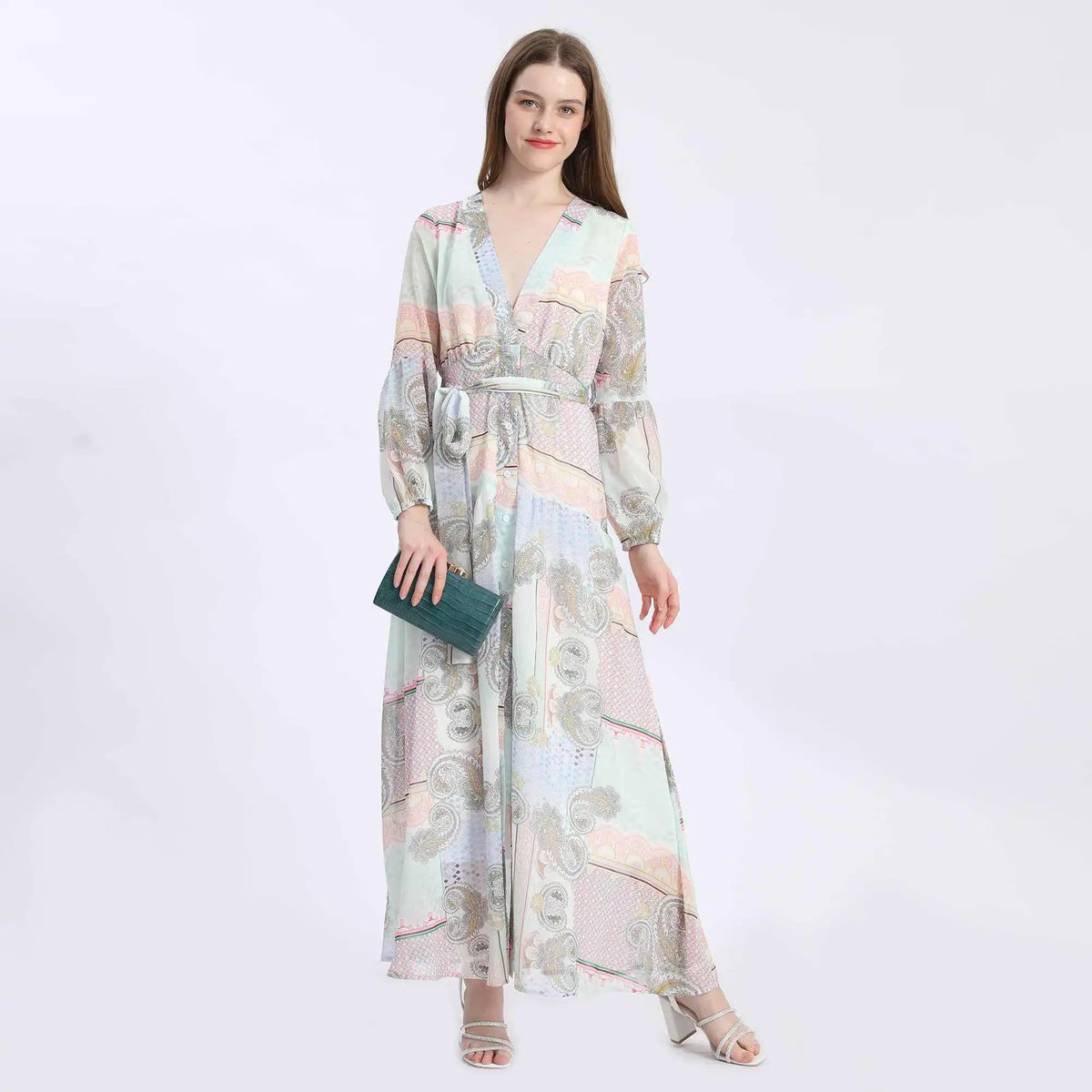 Floral Evening Dress For Women