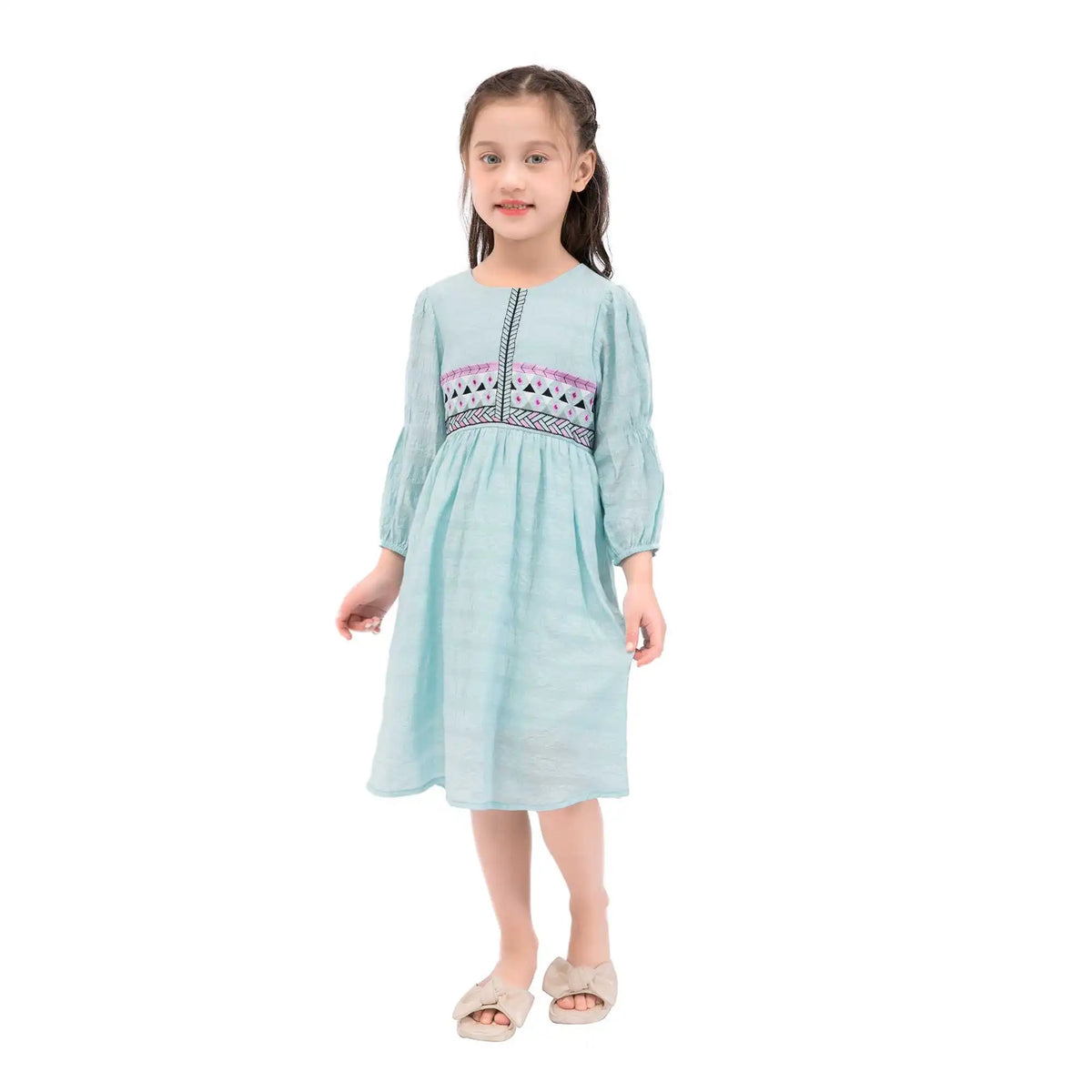 Embroidery Galabia For Girls