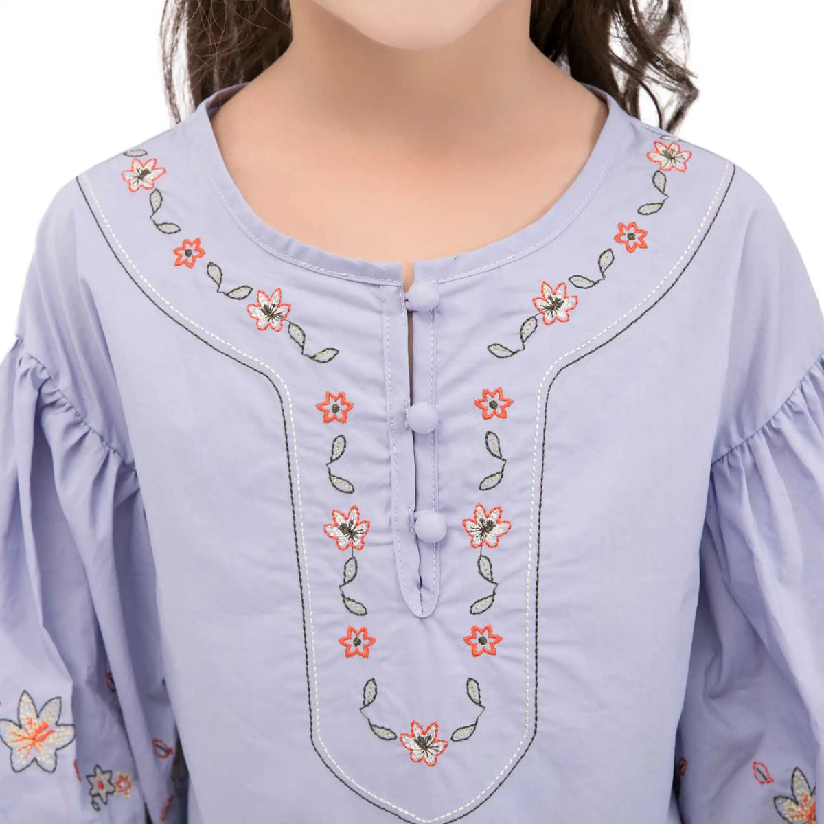 Floral Galabia For Girls