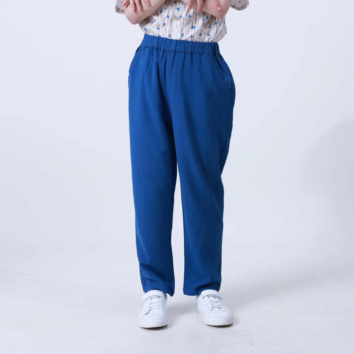 Ordinary Linen Pants For Boys 100 | 3Y Blue 100 | 3Y,57,43,41,74 Image