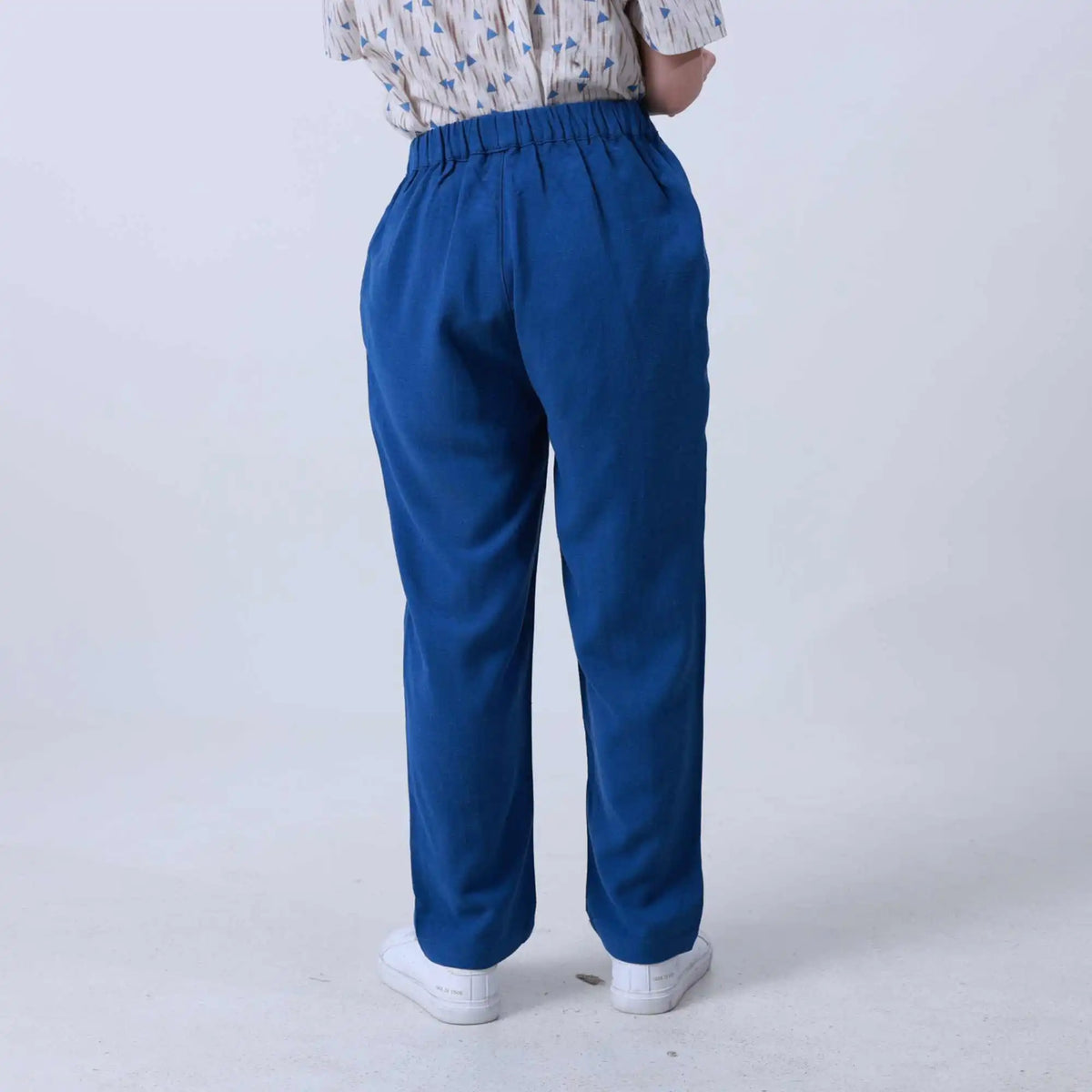 Ordinary Linen Pants For Boys 110 | 4-5Y Blue 110 | 4-5Y,63.5,45.5,44,78.8 Image