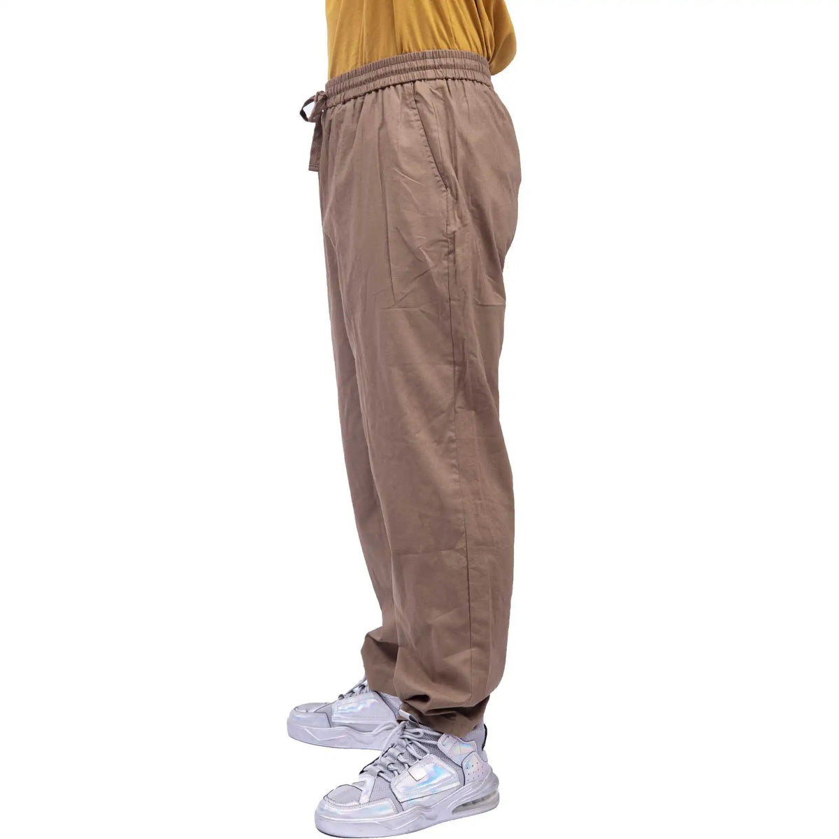 Ordinary Linen Pants For Man 28 Gray 28,99,66,66,104 Image