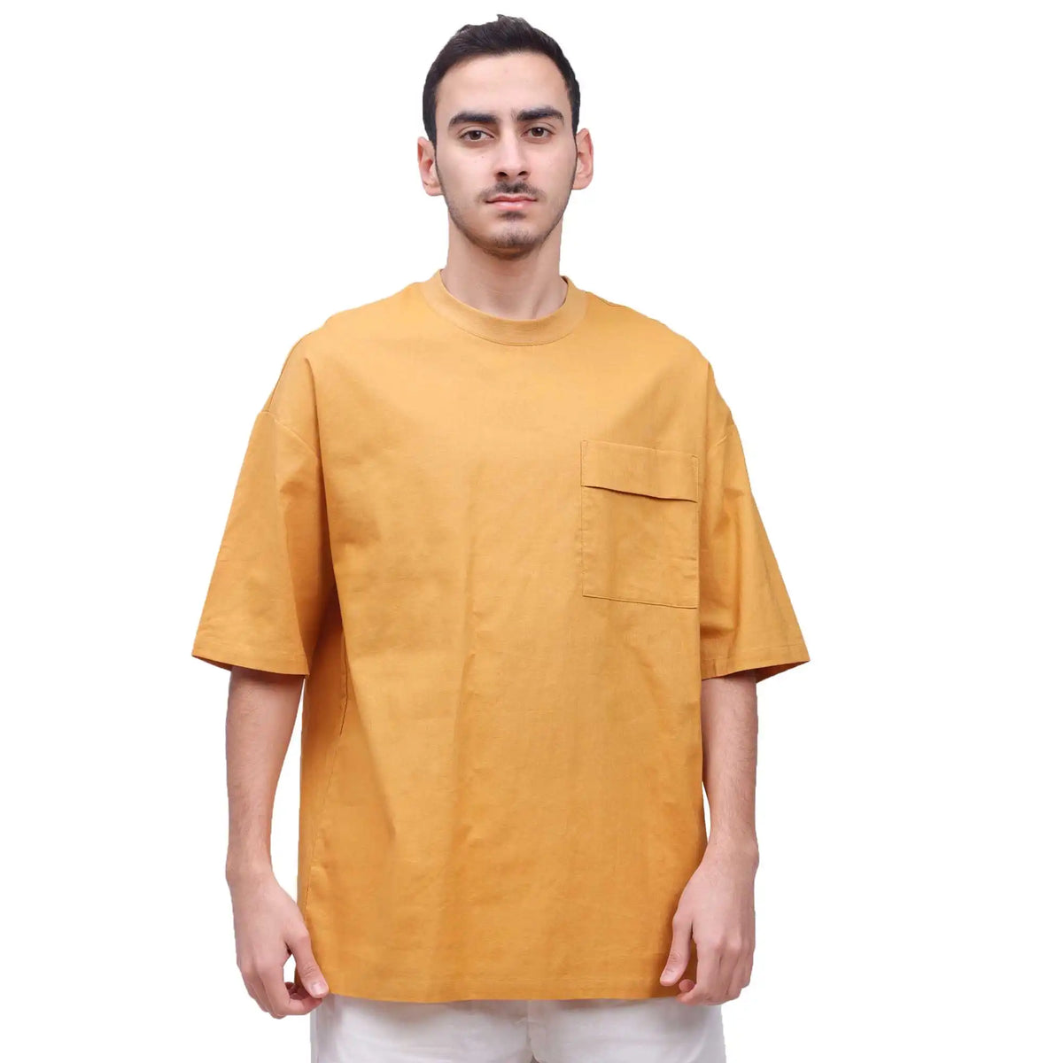 Plain Linen Blouse For Man