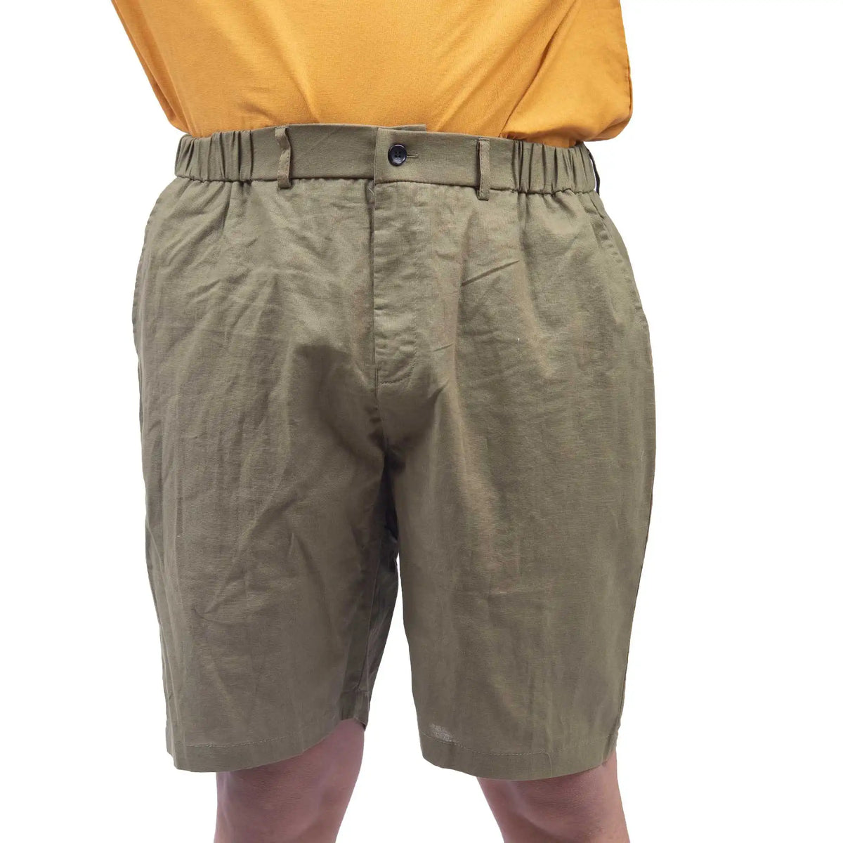 ordinary linen shorts for man image