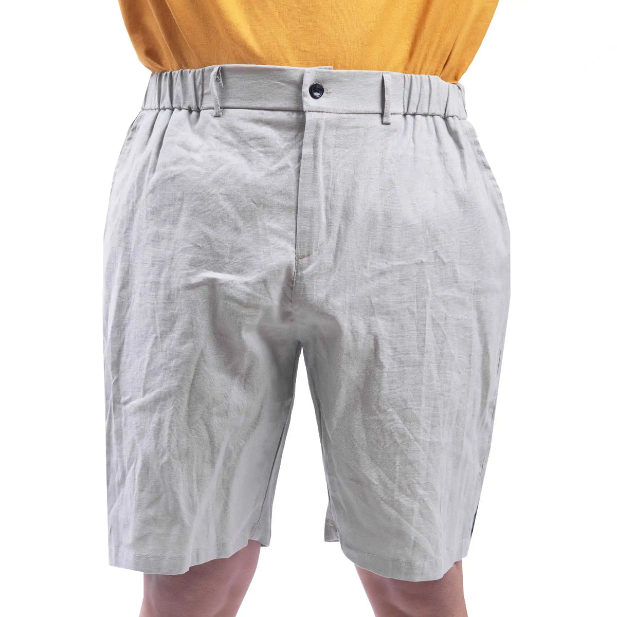 ordinary linen shorts for man image