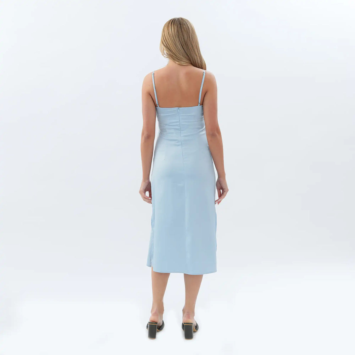 plain basic dress for women image