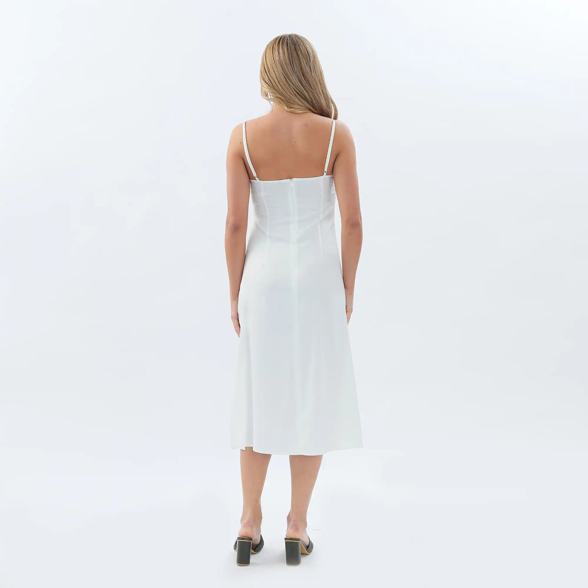 plain basic dress for women image