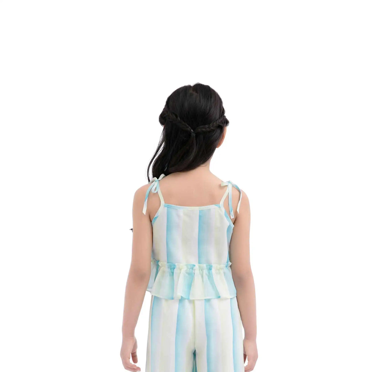 Printed Casual Blouse For Girls 110 | 4-5Y Light Blue 110 | 4-5Y,30,62,, Image