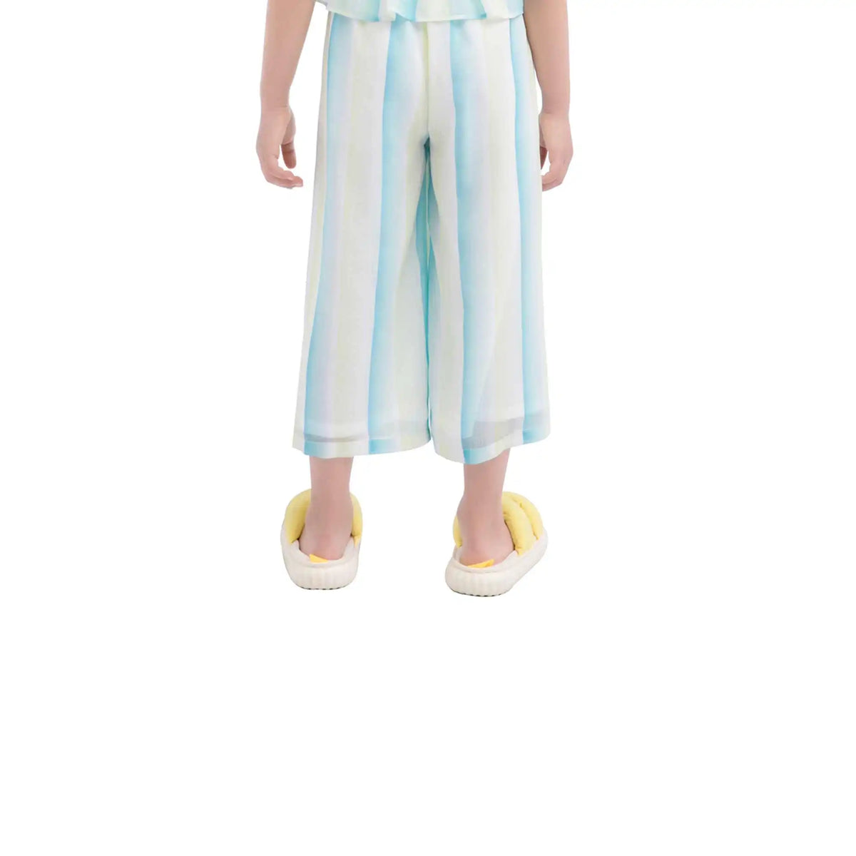 Wide-Leg Casual Pants For Girls 110 | 4-5Y Light Blue 110 | 4-5Y,58,48,48,78 Image